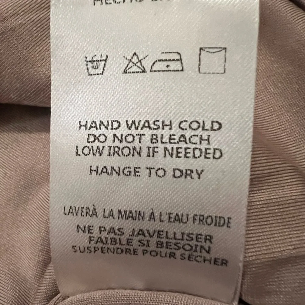 Adelyn Rae Women's‎ Ruffle Shoulder Tan Sheath Dress Size Large - Picture 8 of 11